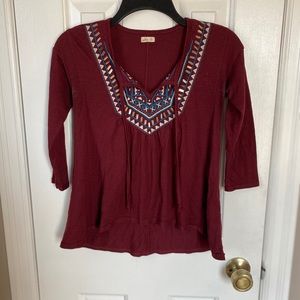 Hollister Peasant Top